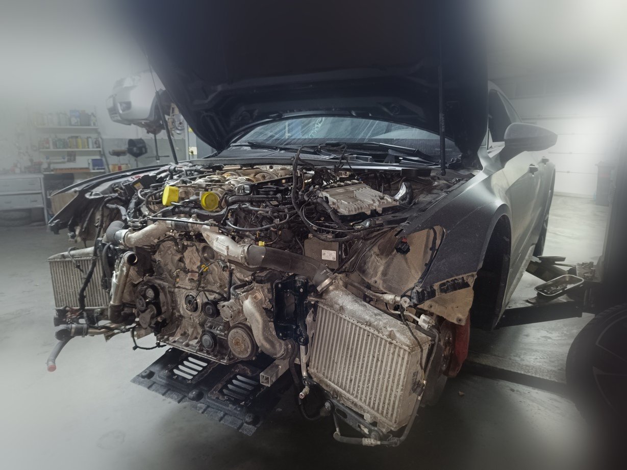 Oprava motoru Audi RS7 – autoservis Stonařov u Jihlavy